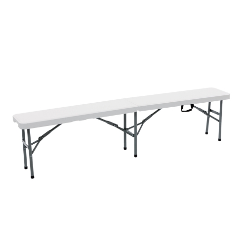 Bench Seat 1.8m White Plastic For HIRE Ea