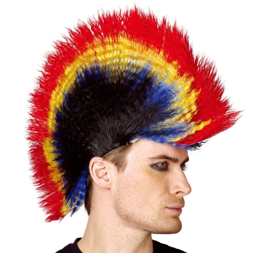Wig Mohawk Multicolour Ea