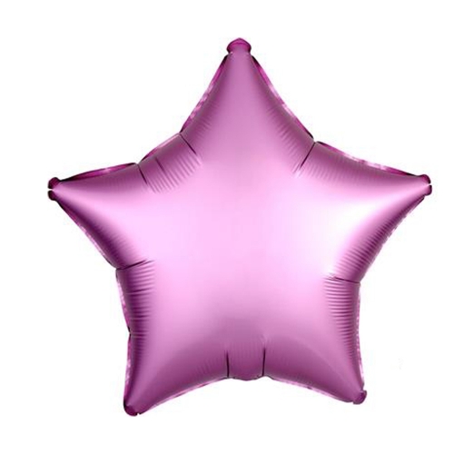 Balloon Foil 45cm Star Satin Luxe Flamingo Ea