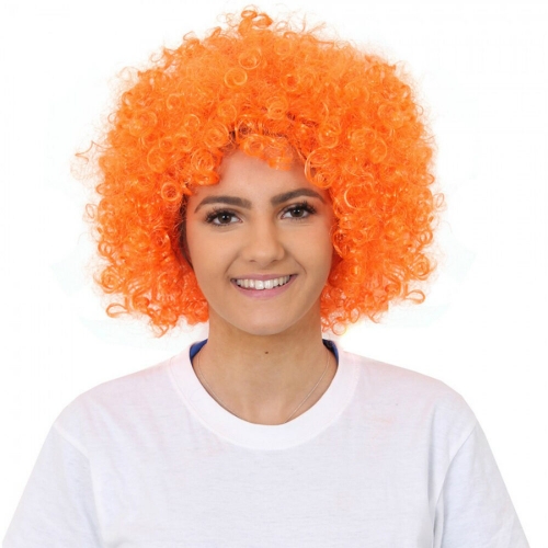 Wig Afro Orange ea