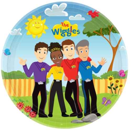 Wiggles Plate 22cm Pk 8