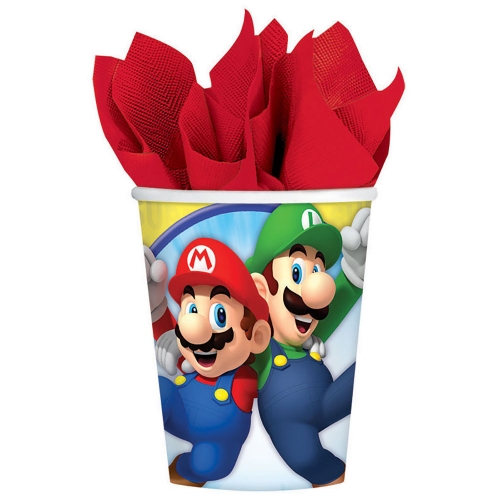 Super Mario Cup 266ml Pk 8