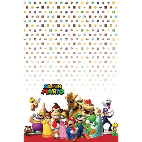 Super Mario Tablecover 1.35m x 2.4m Ea