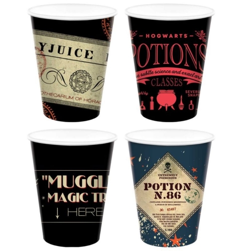 Harry Potter Cup 266ml Pk 8