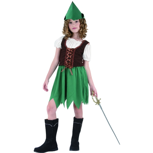 Costume Peter Pan Girl Child Small Ea
