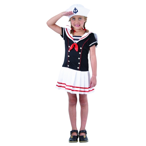 Costume Sailor Girl Child Medium Ea