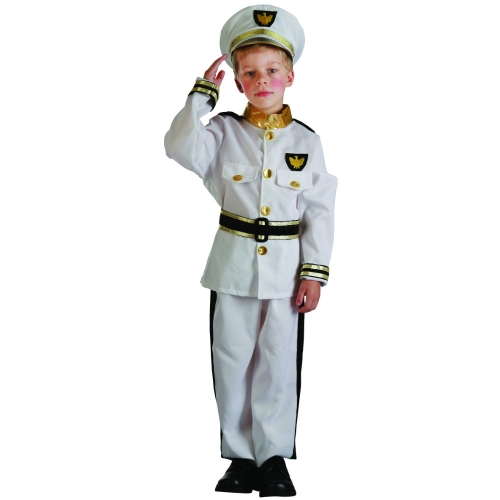 Costume Naval Captain Child Medium Ea