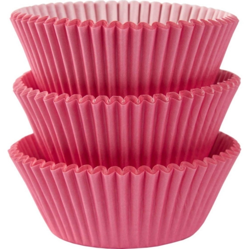 Baking Cups Pink 50x35mm Pk 75