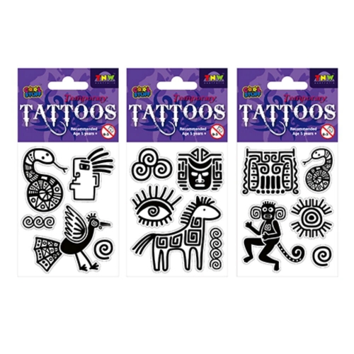 Tattoos Tribal Aztec Pack Ea LIMITED STOCK