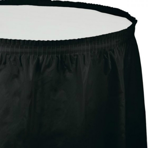 Table Skirt 4.27m Black ea