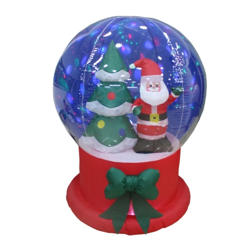 Inflatable Snow Globe with Santa & Tree 1.5m Ea