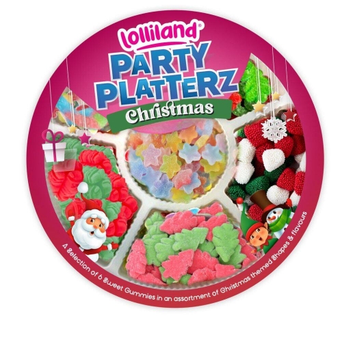 Candy Christmas Party Platter 360g Ea