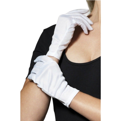 Gloves Short White ea