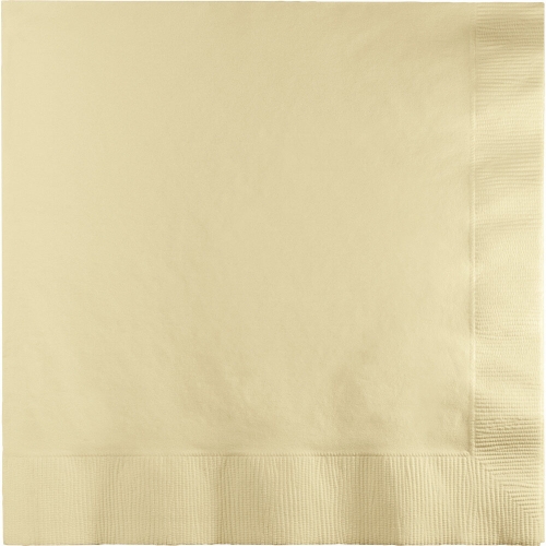 Napkin Lunch 2 Ply Ivory pk 50 CLEARANCE