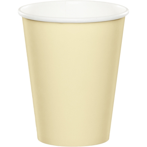 Cup Paper 9oz Ivory pk 24 CLEARANCE