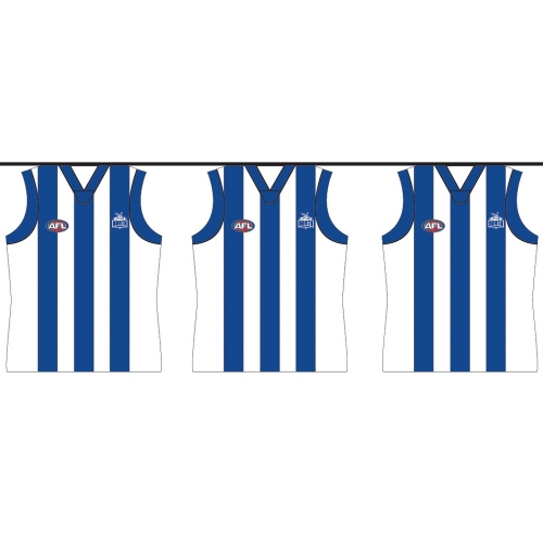 North Melbourne Party Bunting 4m Ea