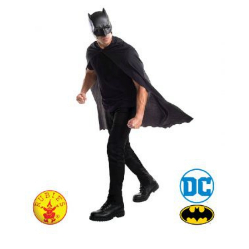 Costume Batman Cape and Mask Set Adult Ea