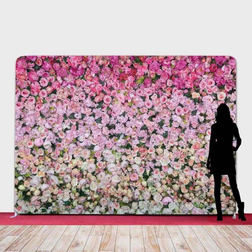 Lombard Vivid Backdrop Flower Wall 2.28m x 2.92m Hire