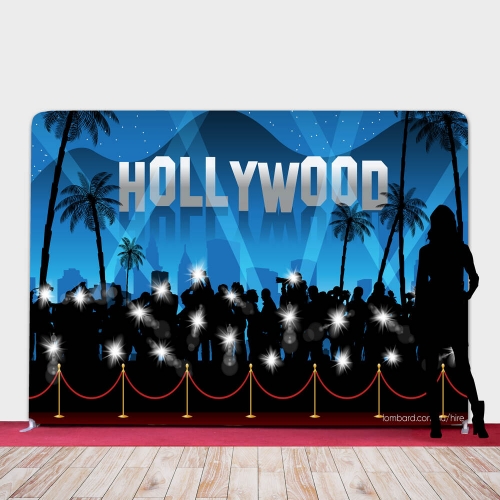 Lombard Vivid Backdrop Hollywood 2.28m x 2.92m Hire