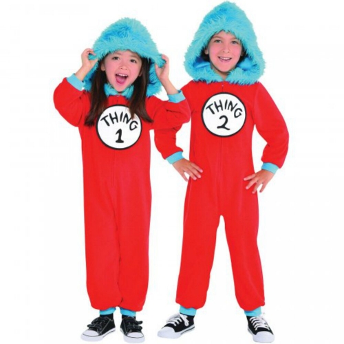 Costume Thing 1 and 2 Child Small Ea