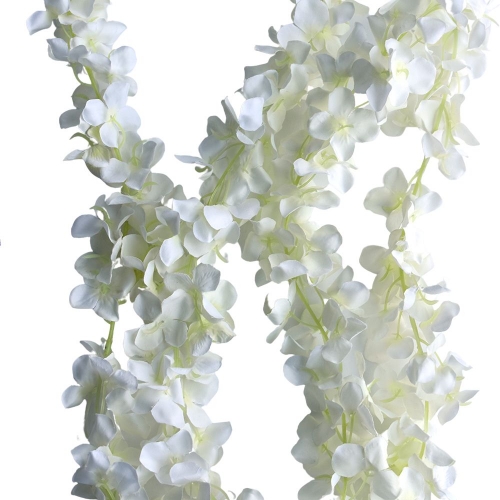 Frangipani Garland with White Flowers 2m Ea