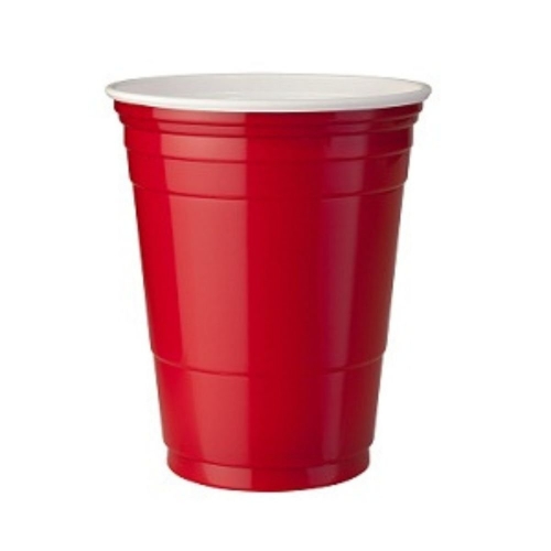 Cup Red FRAT CUPS 500ml Pk 12