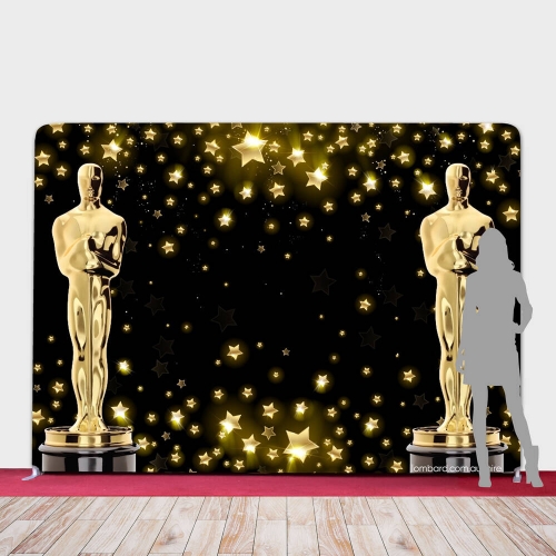 Lombard Vivid Backdrop Oscar Awards 2.28m x 2.92m Hire