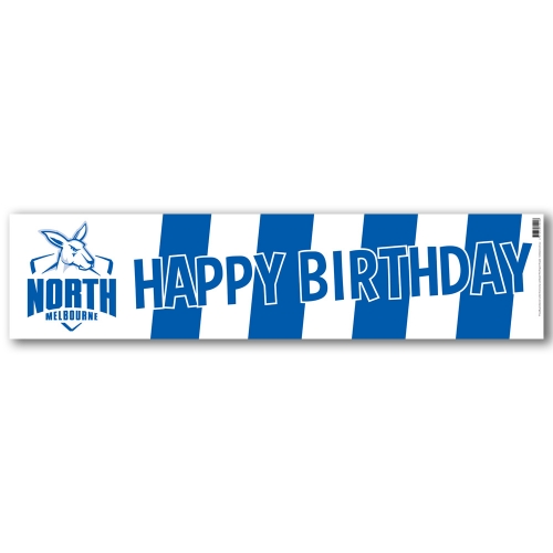 North Melbourne Happy Birthday Banner Ea
