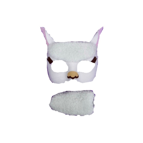 Animal Mask and Tail Set Llama Deluxe Ea