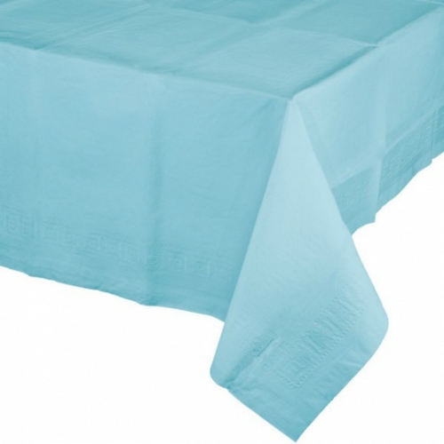 Tablecover Paper Pastel Blue 137x274cm ea CLEARANCE