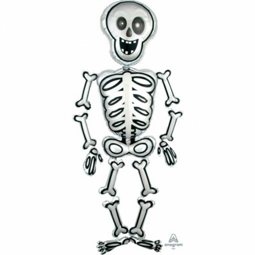 Balloon Foil SuperShape Mr Skelly 1.9m Ea LIMITED STOCK