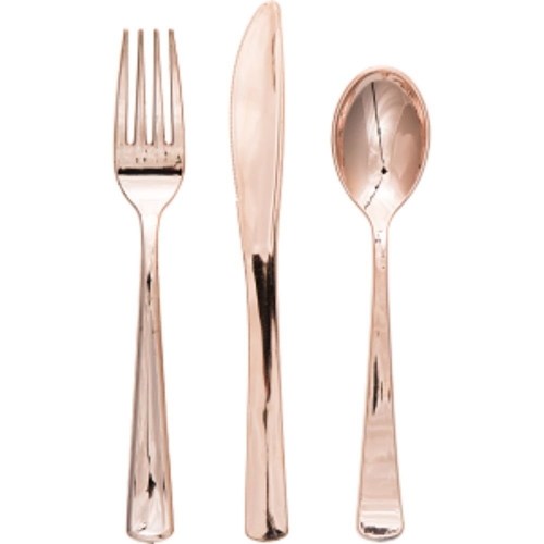 Cutlery Metallic Rose Gold pk 32