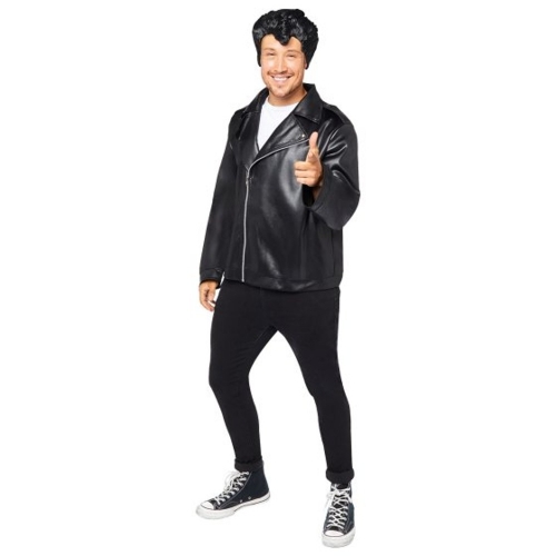 Costume Grease T Biirds Leather Jacket Adult Standard Ea