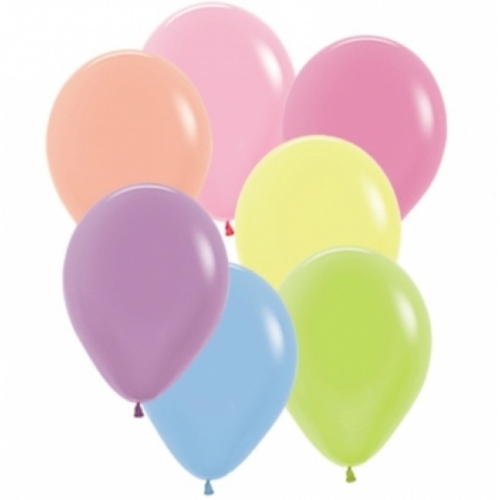 Balloon Latex 28cm Premium Neon Assorted pk 25