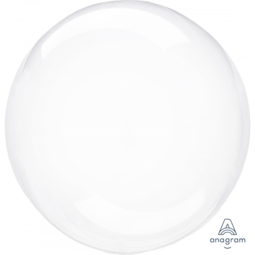 Balloon PVC Crystal Clearz Clear 45cm-56cm Ea