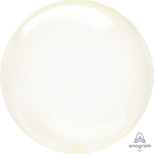 Balloon PVC Crystal Clearz Yellow 45cm-56cm Ea
