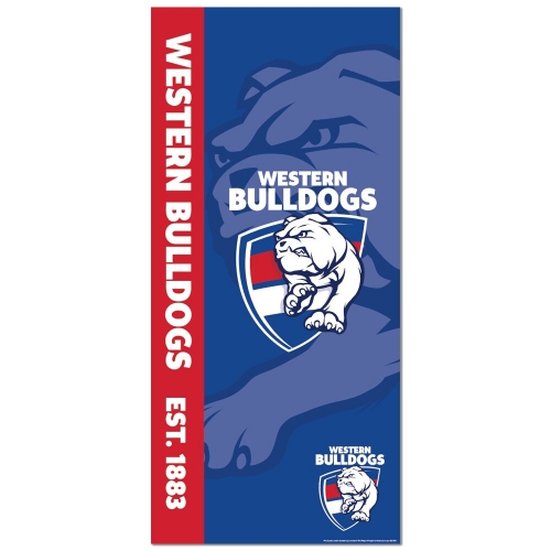Western Bulldogs Giant Banner 841mm x 390mm Ea