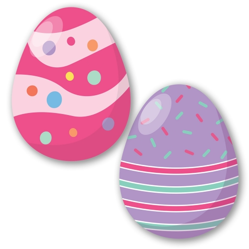 Easter Egg Cut Out Small 42cm Ea