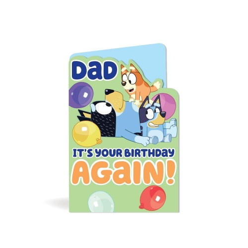 Bluey Birthday Dad Card Ea CLEARANCE