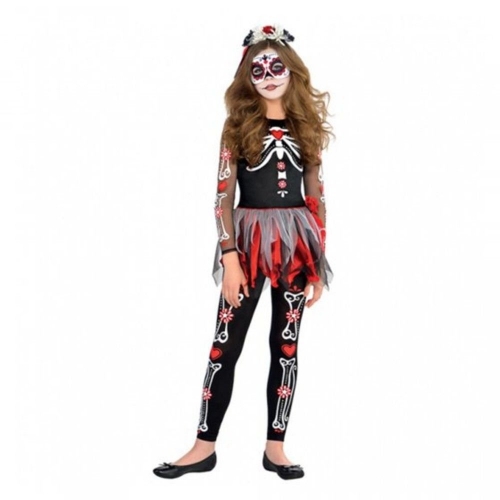Costume Scared to the Bone Child Large Ea LIMITED STOCK
