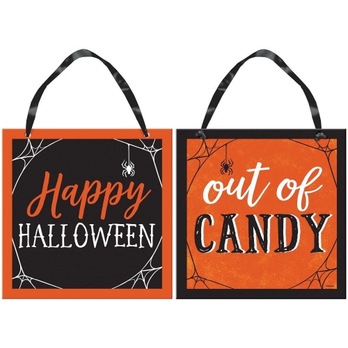Halloween Sign Hanging 30cm Ea LIMITED STOCK