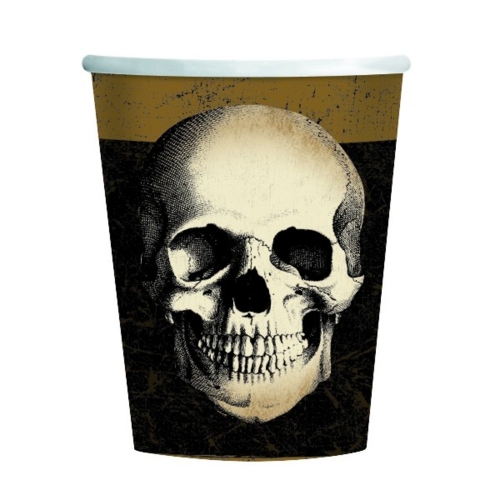 Boneyard Paper Cups 266ml Pk 8