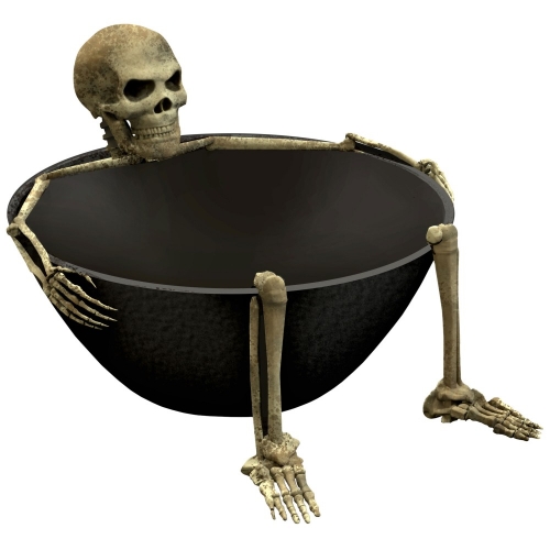 Boneyard Skeleton Bowl 23cm Ea