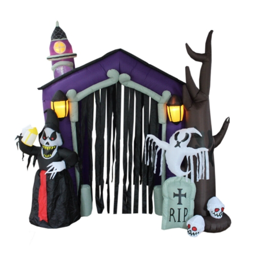 Inflatable Haunted House Arch 2.7m Ea LIMITED STOCK