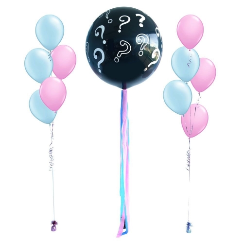 Gender Reveal Celebration Pack with Helium