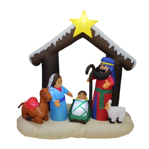 Inflatable Nativity Set 1.8m Ea