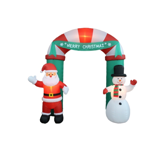 Inflatable Christmas Arch 2.4m Ea LIMITED STOCK