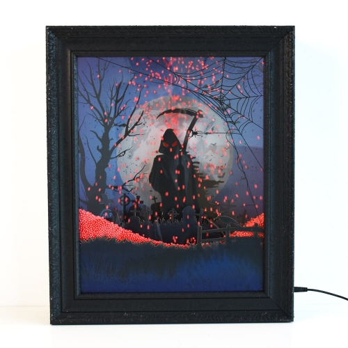 Halloween Wall Plaque Animated 38.5cm Ea LIMITED STOCK