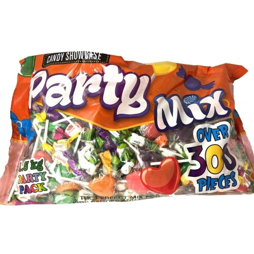 Candy Party Mix Bulk Wrapped 1.5kg Ea