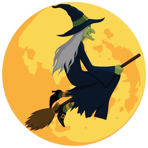 Halloween Witch Mobile 45cm